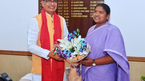 Minister Sitakka met with Union Minister Shivraj Chauhan