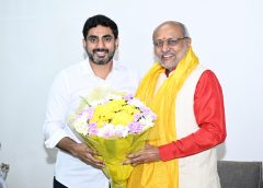 Minister Nara Lokesh welcomed the Governor of Telangana