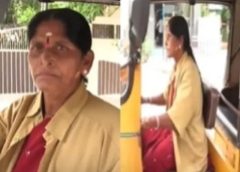 A 55-year-old younger mother who drives an auto for her son