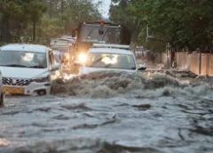 Torrential rain in Delhi