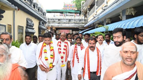 Ministers of Telangana visited Durgamma