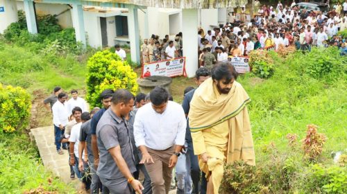 Deputy Chief Minister Pawan Kalyan in Uppada coastal region