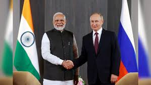 Narendra Modi and Vladimir Putin