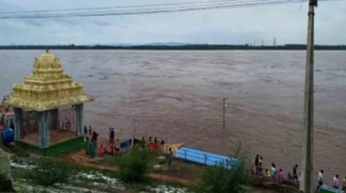 Slightly increased water level in Bhadradri