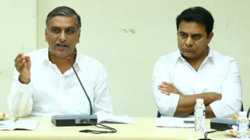 KT Rama Rao, Harish Rao