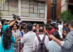 Tension at Women's Commission office