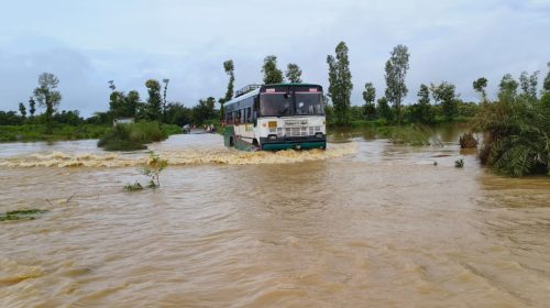 Heavy rain in Parvathipuram