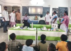 Dr. Sunitha conducted medical examinations for the students of Gurukula School