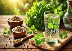 Drinking the water of coriander seeds soaked in pargadu is good for health