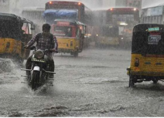 Heavy rainfall in Vijayawada