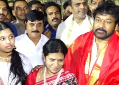 Megastar Chiranjeevi in ​​Tirumala