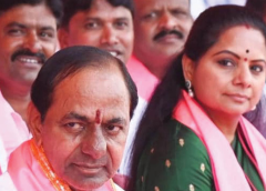 KCR and Kavitha