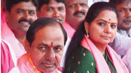 KCR and Kavitha