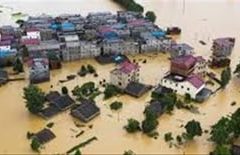 Heavy rising flood in Bejwada