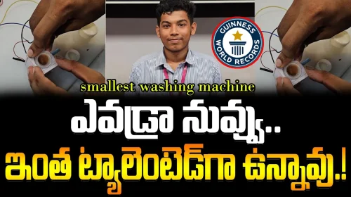 Smallest Washing Machine Guinness World Record