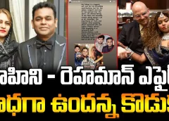 AR Rahman Son Ameen Emotional About Affair With mohini Dey | మోహిని- రెహమాన్ ఎఫైర్..