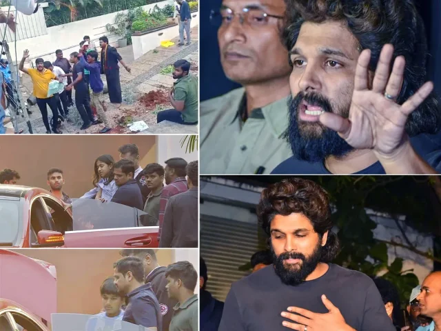 Why did Allu Arjun, who is on bail, hold a press meet?