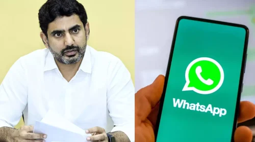 WhatsApp services -nara lokesh