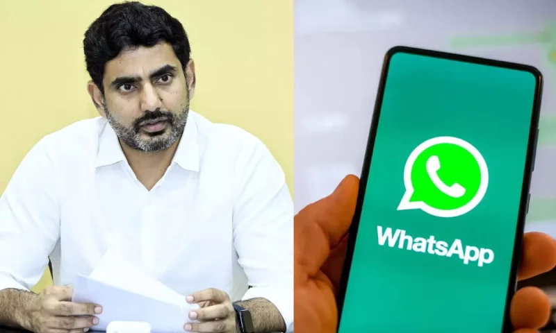 WhatsApp services -nara lokesh