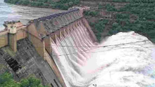 Srisailam's left bank hydro power station.