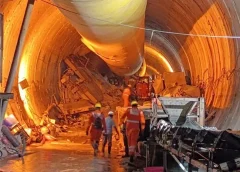 rescue team intensified search operations in the SLBC Tunnel for the 18th day.