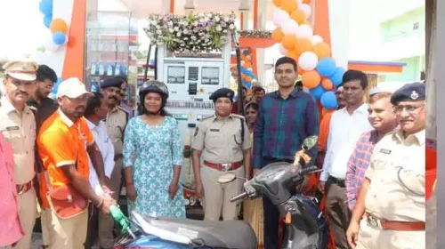 telangana-petrol-pump-inaugurated